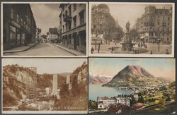 CH Brief-Album, 2.7 kg schwer, mit 370 Ansichtskarten meist von 1905 ...