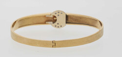 Brillant-Armspange Massive Armspange in Gelbgold/Weissgold 18K mit ...