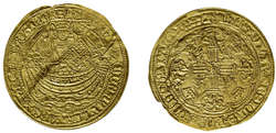 Noble (6,73g) Henry VI., 1422-1461. flämische Imitation. Fb. 112a, ...