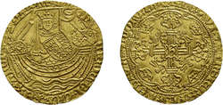 Noble (6,69g) Henry VI., 1422-1461. flämische Imitation. Fb. 112a, ...