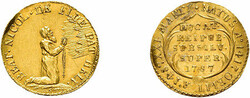 Obwalden, Dukat 1786. Offizielle Nachprägung von 1860 (150 ...
