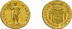 Solothurn, Doppelduplone (15,23g) 1798, HMZ 2-839d, Fb. 390, kl. ...