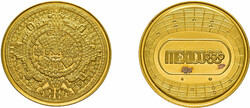 Goldmedaille (38,52g, ca. 44mm) zur Olympischen Sommerspielen 1968. ...