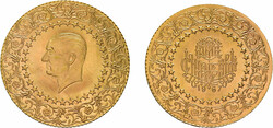 500 Kurush 1967, Luxusprägung. Fb. 94, kl. Kratzer, fast ...