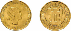 20 Francs 1963, Charlotte, auf das 100jährige Staatsjubiläum, ...