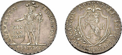 Appenzell Ausserrhoden, 4 Franken (Neutaler) 1812. HMZ 2-28a, ...