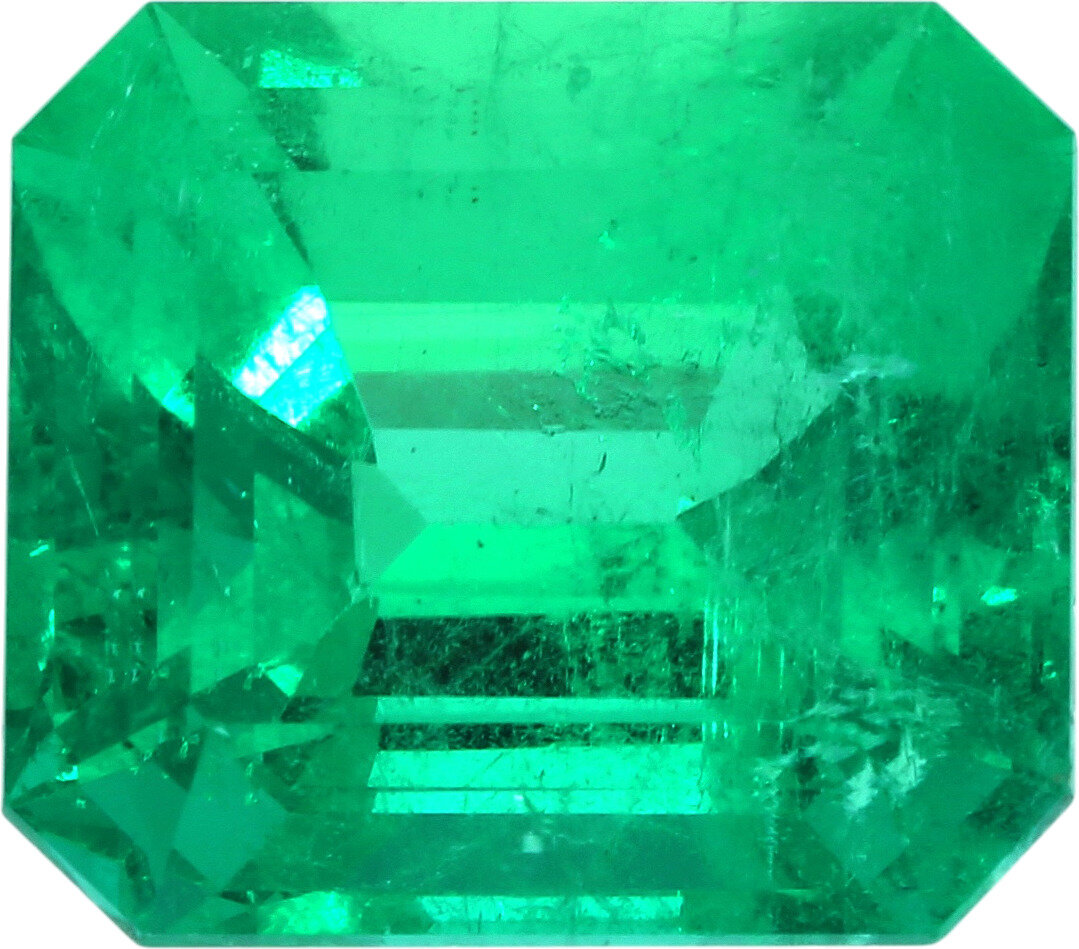 Ungefasster SmaragdUngefasster kolumbianischer Smaragd von ca. 16,11 ...