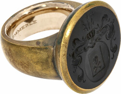 HEMMERLE Intaglio Ring Ausdrucksstarker und unverwechselbarer Ring in ...