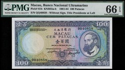 110.570.290: Banknotes – Asia - Macao