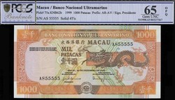 110.570.290: Banknotes – Asia - Macao