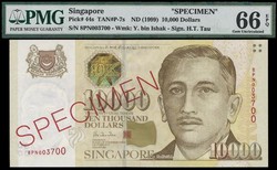 110.570.390: Banknotes – Asia - Singapore