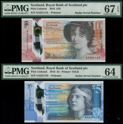 110.150.50: Banknoten - Großbritannien - Schottland