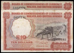 110.570.296: Banknoten - Asien - Malaya & Britisch Borneo