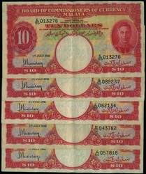 110.570.300: Banknoten - Asien - Malaysia