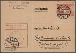 1304020: イギリス連占領地域・加刷切手 - Postal stationery