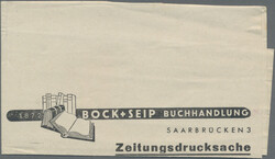 1949, Freimarke sog. Saar IV, 1 Fr karminrot als seltene ...