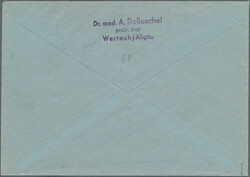 1956 Notopfermarke 2 Pf. in Zeichnung Zd, gez. K 14 mit Wz. 4 Va, ...