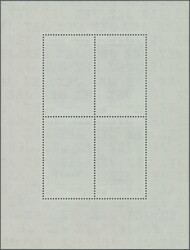 1993 'Bangkok Stamp Exh.' souvenir sheet as PROOF with serial number ...