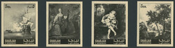 1967, Sharjah, Paintings, eleven imperforate photographic b/w proofs ...