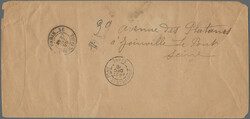 1899 Cover from Lourenco Maques ("9 NOV 99" datestamp) to Paris via ...