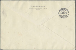 1934, Airmails 10ö., 15ö. (2), 20ö., 50ö. in combination with ...