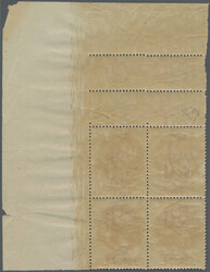 1919, 5 nicht verausgabte Werte una-venti C. und 1x ohne Wertangabe, ...