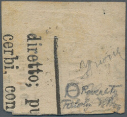 1858, 1 Kr., Type II, sog. "Rovereto-Fälschung" (mangelnder ...