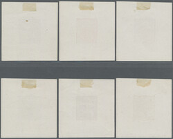 1934 'General Carmona' (40c.): Nine different single die proofs ...