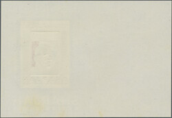 1970, 4r. Charles de Gaulle Silver souvenir sheet showing variety ...