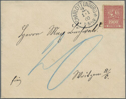 BERLIN/Packetfahrt, 3 Pf. Jahrhundertmarke auf kleinem Brief ...