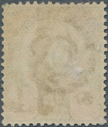 1889 Provisional 1 att. on 2 att., ovpt. type III, used Bangkok-Krung ...