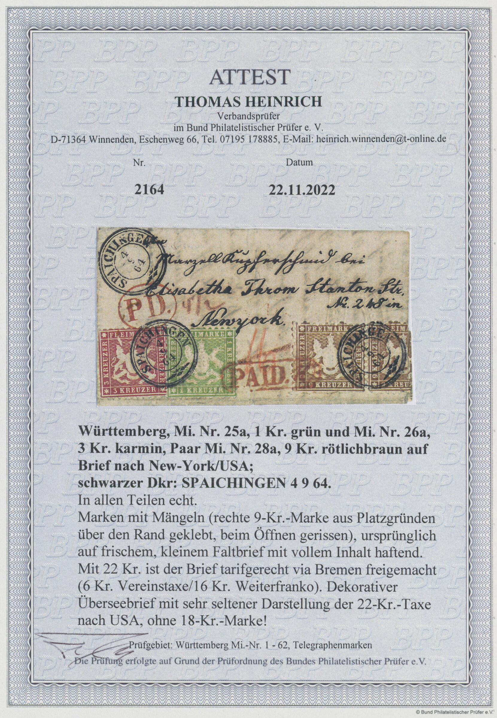 Image 2 for lot number 1254 for Christoph Gärtner 3rd e-Auction