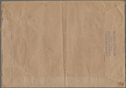 1948, Köpfe 10 Pfg. grün im 8er-Block als portogerechte ...