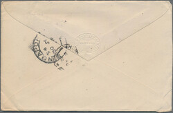 1919, Definitives Vajiravudh, 2s. brown (2), 3s. green (2), 5s. red ...