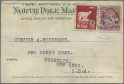 1924/1925, "The Trans Polar Flight Expedition", two pre-printed reply ...