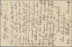 1917, Vignette "Deutscher Pfadfinderbund" (Randklebung) auf ...