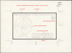 1982, Penrhyn, 75th Anniversary Boy Scouts, all three designs ...