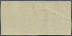1859, 1 Kr., Type IIa bzw. IIb (Mischpaar), waagerechtes Paar vom ...