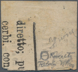 1858, 1 Kr., Type II, sog. "Rovereto-Fälschung" (mangelnder ...