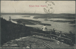 1908, incoming mail, Norway, ppc w. 10 Oe. tied "OISTES 17.XI.09" via ...
