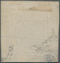 1859, 1 Kreuzer schwarz, Type I, allseits gut gerandet, entwertet mit ...