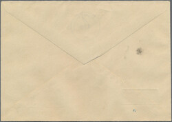 1949, 40 g - 1 S "75 Jahre Weltpostverein" UPU-Adresszettel auf je 2 ...