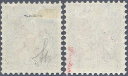 1919-20 Flugpost 30 Rp. und 50 Rp. je mit rotem Propelleraufdruck, ...