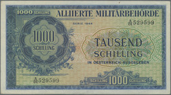 110.370: Banknoten - Österreich / Römisch Deutsches Reich
