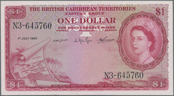 110.560.228: Banknoten - Amerika - Ostkaribische Staaten