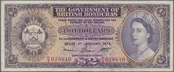 110.560.35: Banknotes – America - Belize (British Honduras)