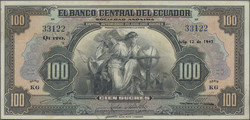 110.560.100: Banknoten - Amerika - Ecuador