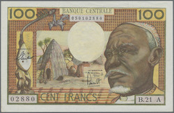 110.550.25: Banknoten - Afrika - Äquatorial-Afrikanische Staaten