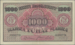 110.90: Banknoten - Estland