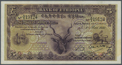 110.550.30: Banknoten - Afrika - Äthiopien